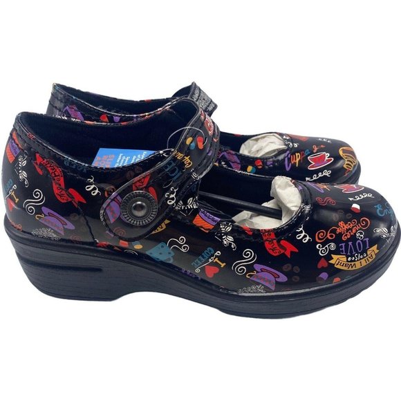 Easy Works by Easy Street Size 7 Womens Hot Coffee - Picture 3 of 6